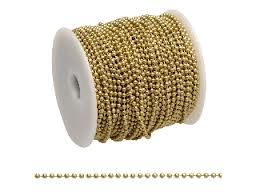 #10 Polished Brass Chain - 500' Per Roll